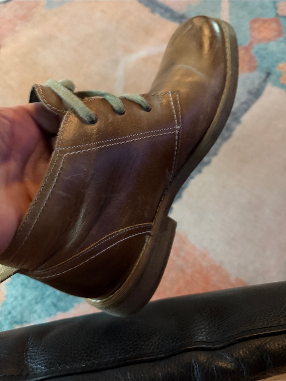Men's Bed Stu Brown Leather Casual Lace-Up Shoe - Picture 5 of 8